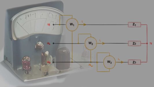 Lee más sobre el artículo Método de los dos vatímetros. Medida de potencia en trifásica