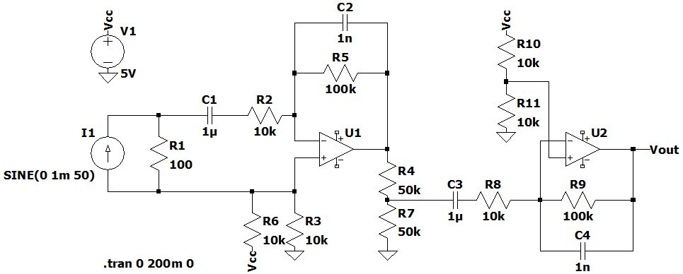 Esquema para adaptar tensión de red basada en el transformador ZMPT101B