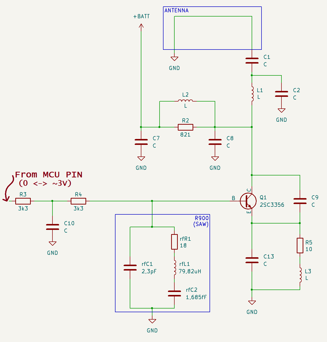 Generador RF transmisor NICE FLORE