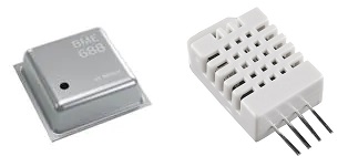 Sensores BME680 y RHT03