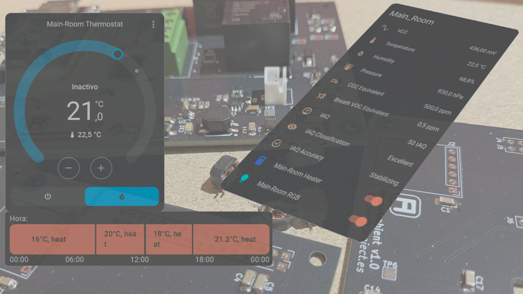 Lee más sobre el artículo Home-Ambient: Integración con Home Assistant y ESPHome