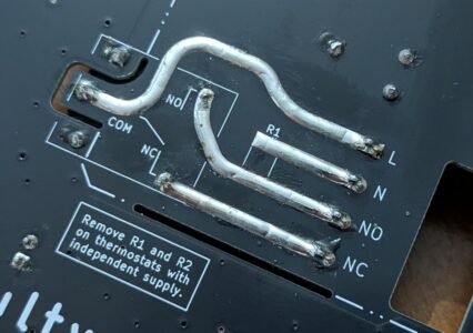 Pistas del circuito de accionamiento