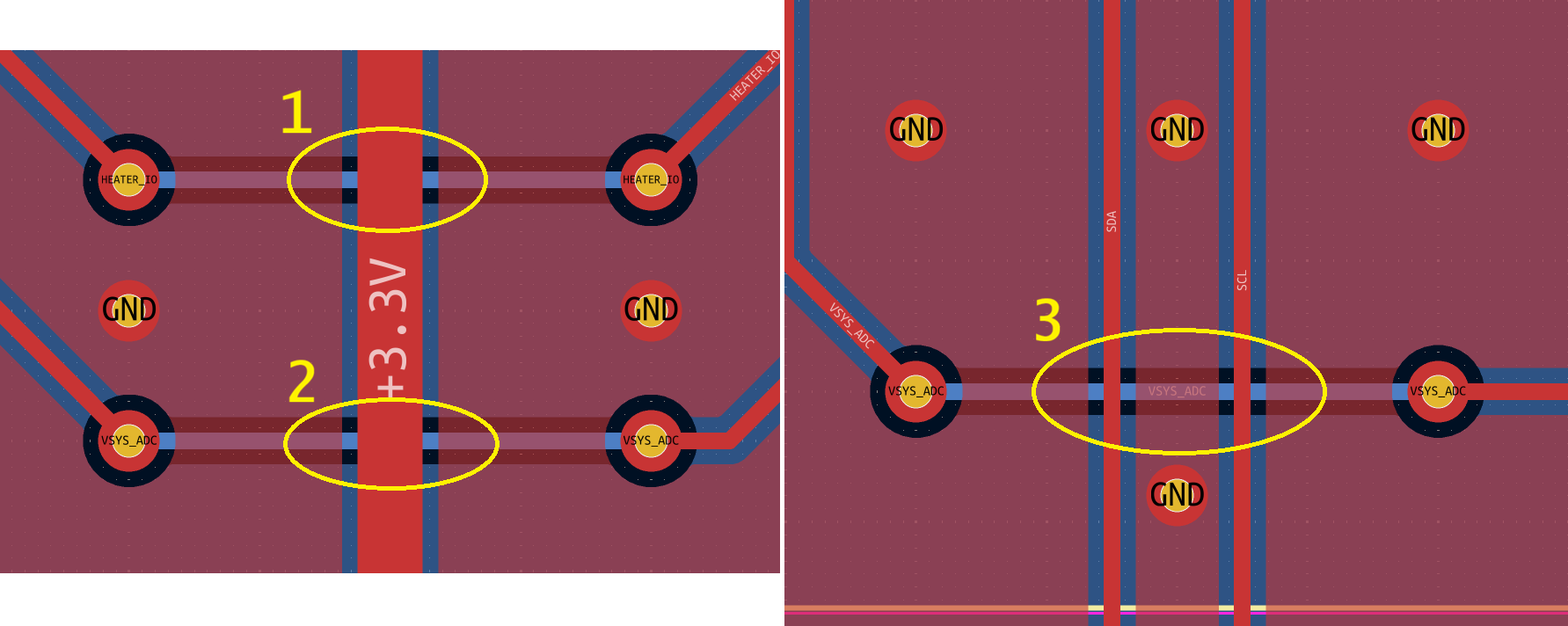 Posible crosstalk en el diseño de la PCB