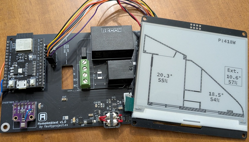Integración de display e-ink en Home Ambient