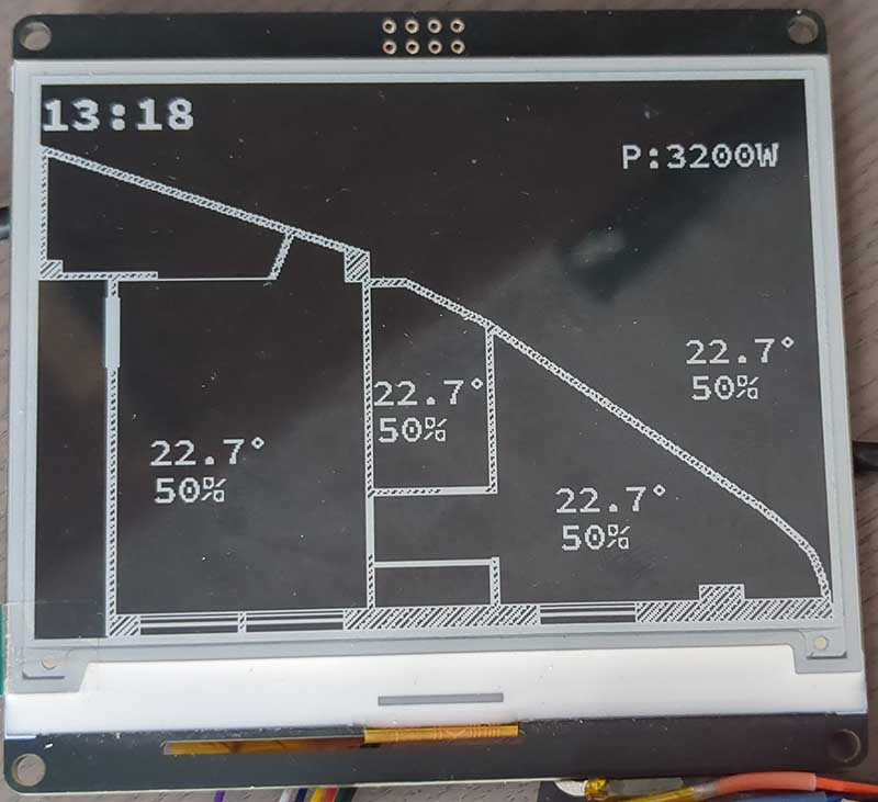 Invertir color en display e-Ink